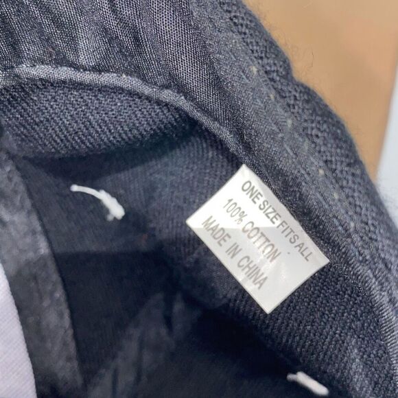 I'm the BOSS Men's Black Cotton Strapback Baseball Cap Hat Adjustable One Size - Picture 7 of 10